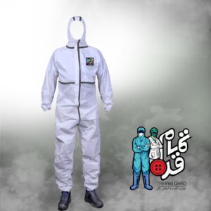 لباس کار محافظتی برند تمام قد یکسره یکبار مصرف مدل EP60