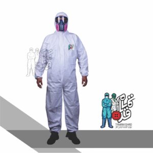 لباس کار محافظتی یکبار مصرف برند تمام قد مدل EP45