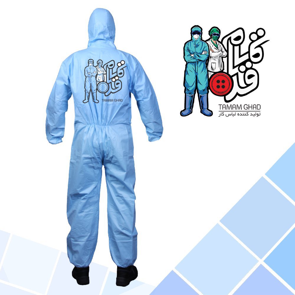 لباس کار محافظتی یکسره یک بار مصرف برند تایوک مدل TY45B - تصویر 4